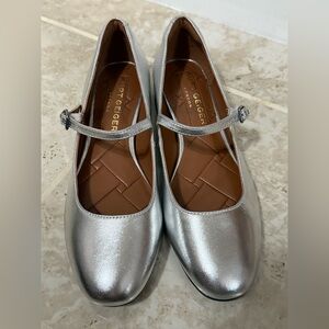 Kurt Geiger London Regent Metallic Leather Mary Jane Pump (Size 38.5)